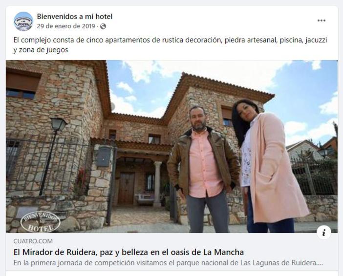 Appartamento El Mirador De Ruidera Esterno foto